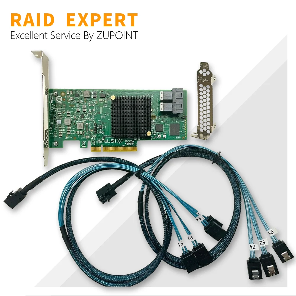 LSI 9300-8i RAID Ʈѷ ī, PCI E 3.0, 12Gbps HBA IT , ZFS FreeNAS unRAID Ȯ Crad, SFF-8643 SATA ̺ 2 
